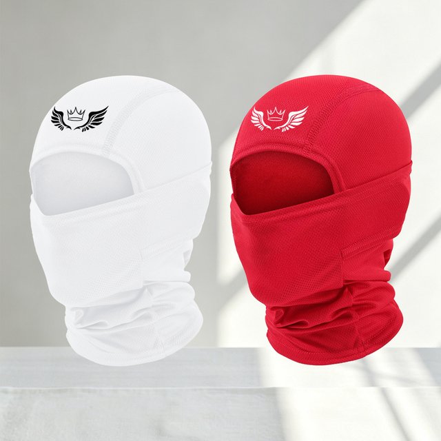 1/2/3/4/5 PC Printed Balaclava Face Mask, Breathable Mesh Full Face Mask, Suitable for Outdoor Sports Men and Women