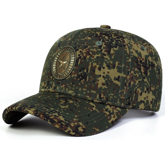 Unisex Pentagram Embroidery Baseball Caps Spring Autumn Outdoor Adjustable Casual Hats Sunscreen Hat Sports Cap