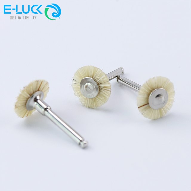 Dental Polishing Brush Laboratory Polisher Burs Goat Hair Brush Grinding 2.35mm Shank Diameter Burs Clinic Lab Tools
