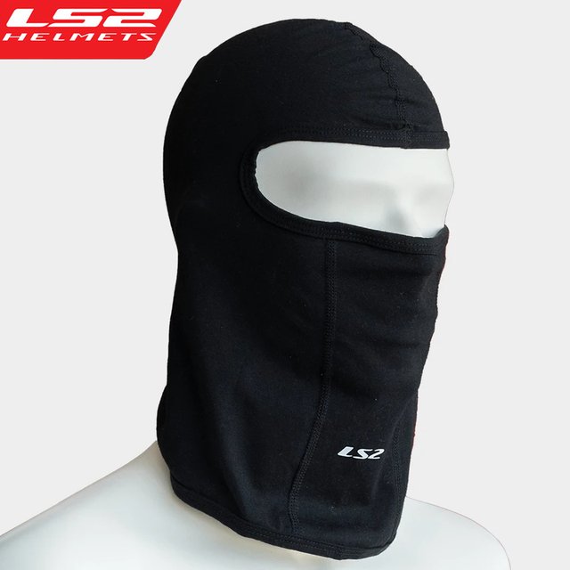 LS2 Original Motorcycle Balaclava Face Mask Men Mesh Breathable Ice Silk Motocross Riding Mask UV Sunscreen Motorcycle Headwear