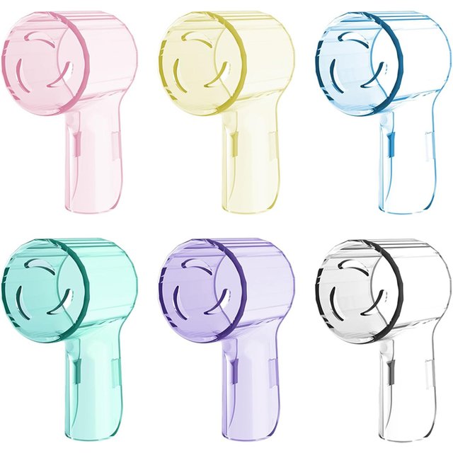 6Pcs Electric Toothbrush Head Cover Toothbrush Dustproof Covers Cap Compatible with Braun Oral B Replacement Heads and iO Series