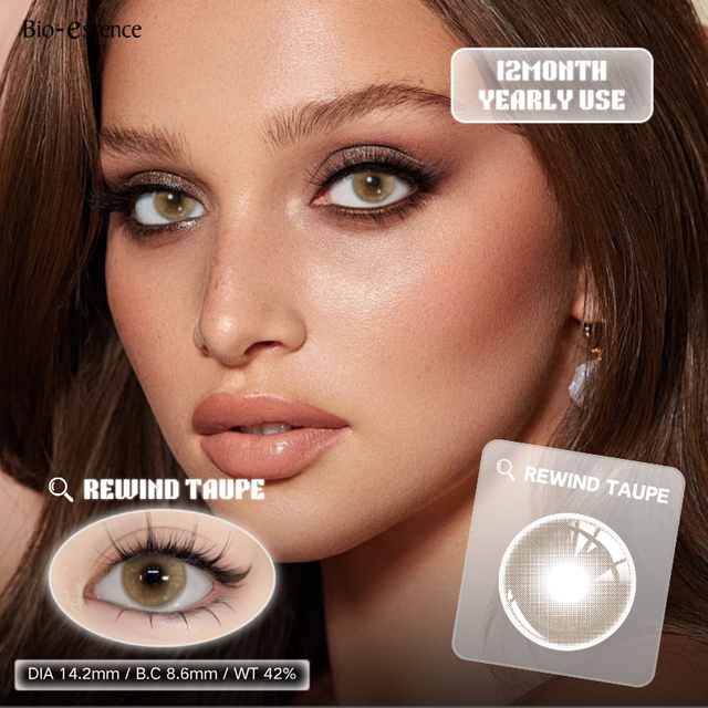 Bio-essence NEW Colored Contact Brown Lenses Beauty Pupils Cosmetic Eye Color Lens Natural Gray Lense Iris Green Lens Blue Eyes