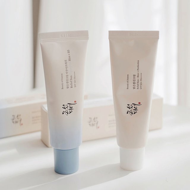 SPF50+ Model Beauty of Joseon Sunscreen for Body and Face Rice Probiotic Solar Blocker Skin Cream Facial Mild Moisturizer