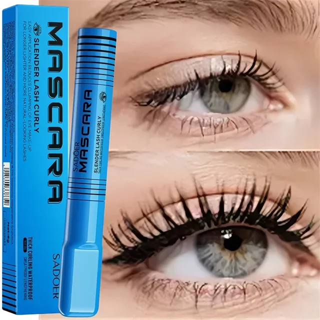 Mascara imperméable 5D pour allonger les cils, maquillage pour femmes, Mascara imperméable en Fiber de soie noire, cosmétiques coréens, nouveau