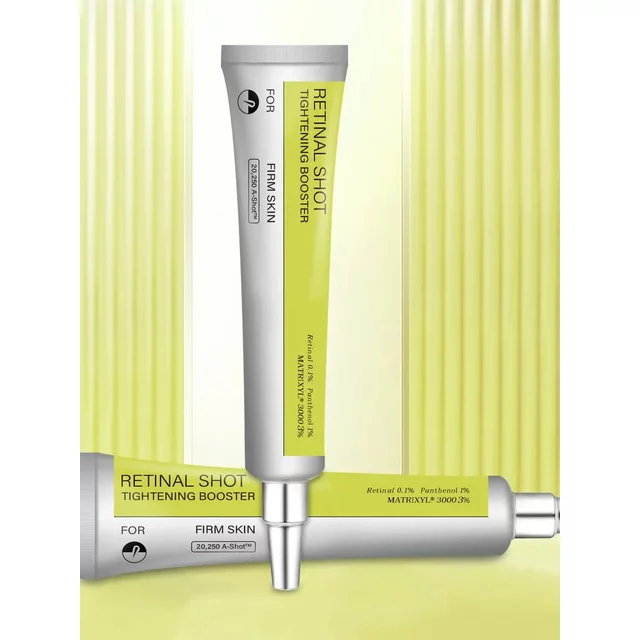 Retinol Vitamin C Hydrating Shot Tightening Booster Face Cream Eye Serum Lightening Dark Circles Firming Moisturizer