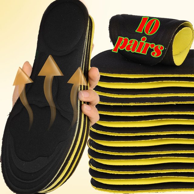 Deodorant Memory Foam Sport Insoles for women Men 5D Breathable Cushion Shoes Pads Running Support Insoles for Foot Care Insoles