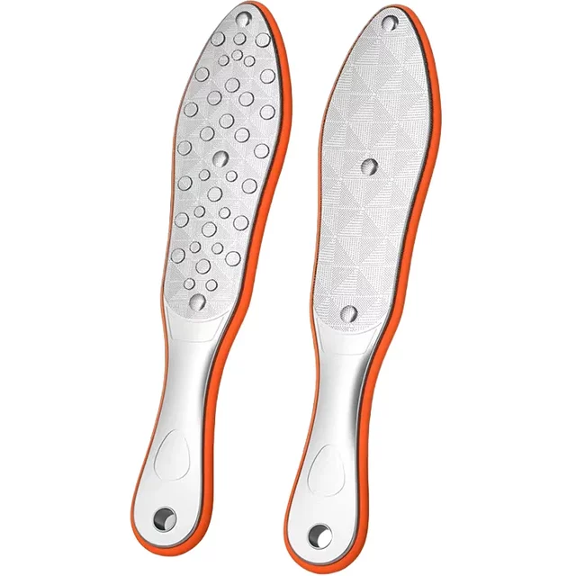 1 Pc Double-sided Stainless Steel Foot File Foot Rasp Sharpener Pedicure Tool Dead Skin Callus Remover Foot Care Tools