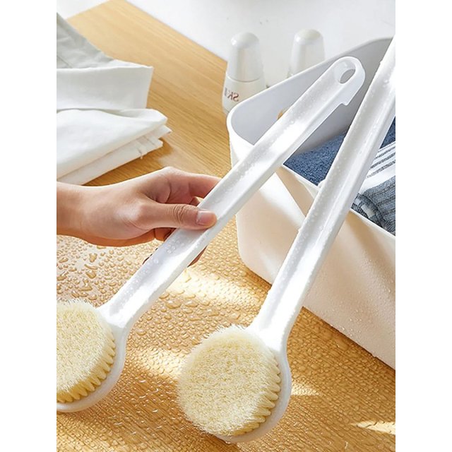 Japanese Bath Brush Long Handle Soft Hair Bath Brush Back Rubbing Body Scrubbing Gods Rub