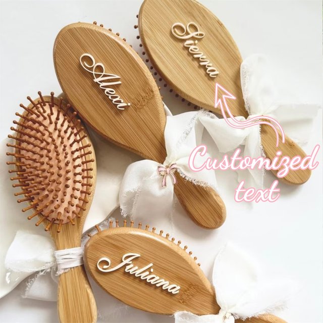 Custom Hair Brush Comb Party Favor Bridal Party Favor Bulk Wedding Party Bridesmaid Gift Sweet Birthday Party Favor Custom Comb