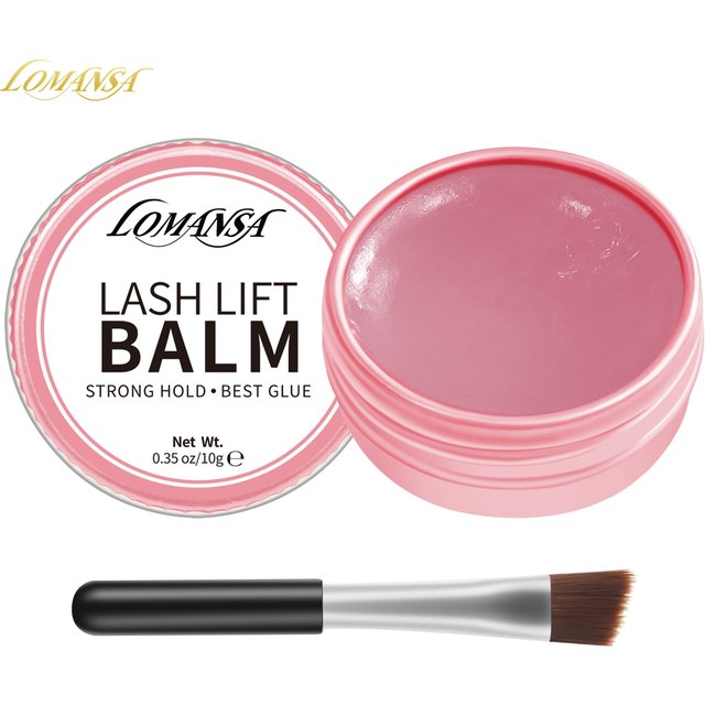 Lomansa 10g Lash Lift Glue Eyelash Glue Balm Fruit Flavor 2 in 1 Lifting Curling Adhesive For Lash Perm Beauty And Makeup Tool