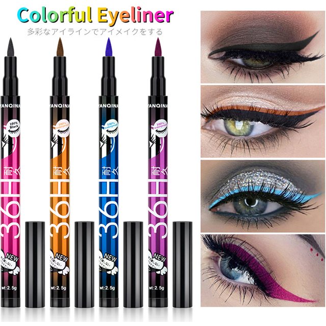 Waterproof Liquid Eyeliner Pencil Lasting Precision Black Eye Liner Pen Makeup Quick-Dry No Blooming Eyeliner Cosmetics Tools
