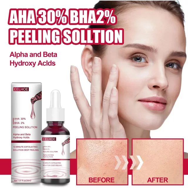 30ml Pore Shrinking Serum Salicylic Fruit Acid Essence Smooth Pores Anti Bghten Whitening Moisturizing Skin Care Product