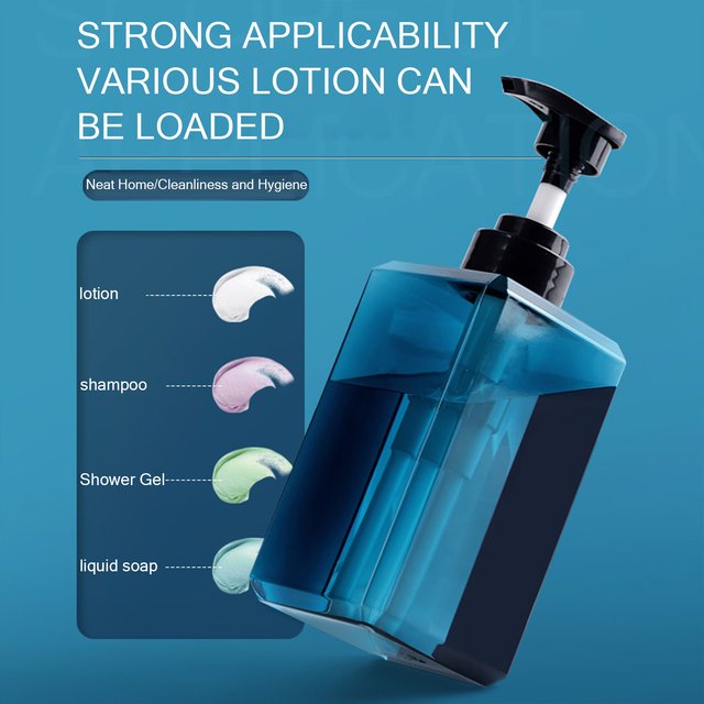 Bouteilles rechargeables de 250 à 650ml, conteneurs de shampoing portables, distributeur de Gel douche, fond antidérapant anti-fuite pour voyage en plein air