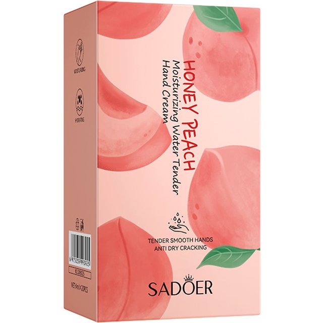 Honey Peach Moisturizing and Hydrating Hand Cream, Portable Moisturizing Stick, Hand Cream, Face Cream, Body Cream, Suitable as Souvenirs and Gifts