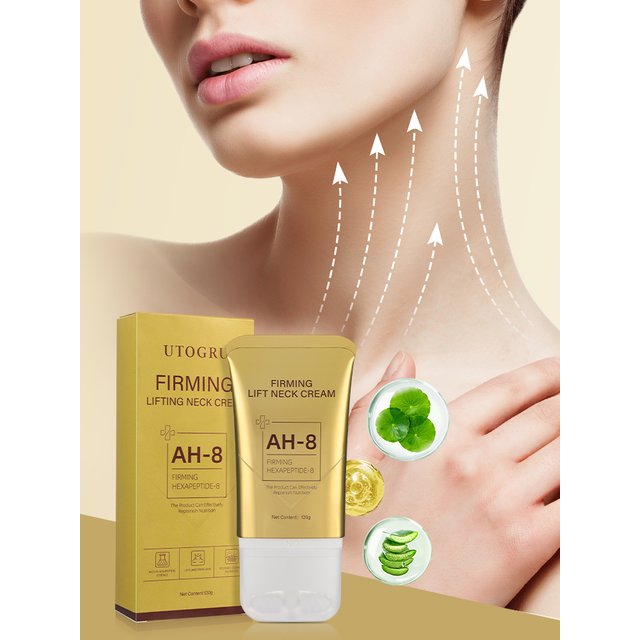 Roller Neck Cream 120g Smooth Wrinkle Tightening Essence Neck Brighten Moisturizing Shape Firming Cream Face Beauty Skin Care