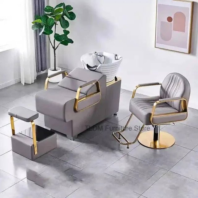 Recliner Equipment Manicure Swivel Professional Barber Chair Hairdresser Shampoo Cadeira De Barber Beauty Salon Chair Furniture