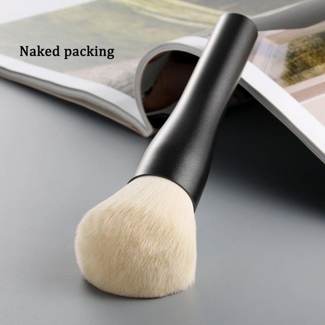 Premium Large Powder Brush Single Piece Ultra‑Soft Fluffy Rich Bristles Comfortable Facial Cosmetic Tool For Powder Daily Makeup