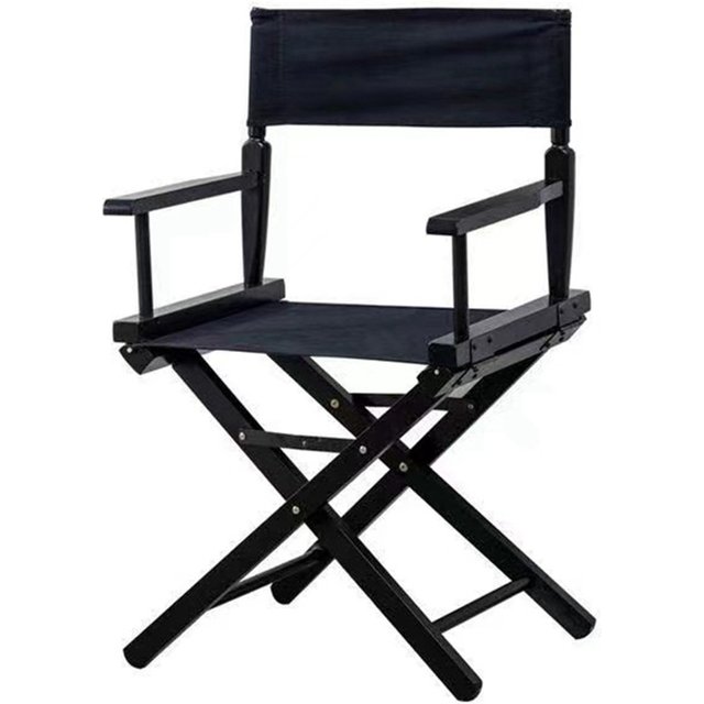 Solid Wood Chair Foldable Bar Counter Leisure Chair Outdoor Backrest Office Makeup Fishing Outdoor Garden Armchairs