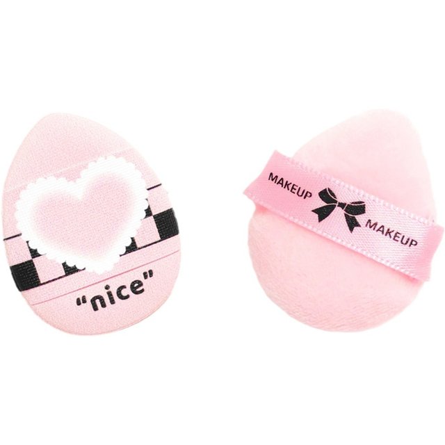 IDEALFUL Sweet Cool Series Makeup Puff Set Foundation Base Makeup Release Powder Setting Puff Dry and Wet Beauty Tool