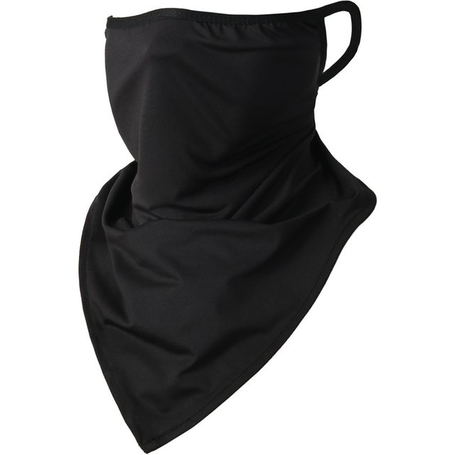 Summer Cycling Face Mask Travel Neck Cover Elastic Scarf Sports Ear-Loop Hiking Men Women UV Protection Bicycle Dust-Proof Mask