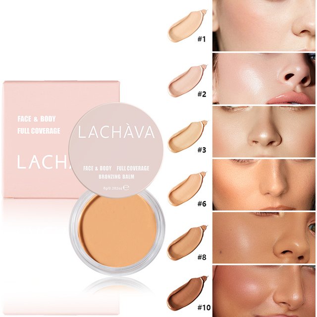 LACHAVA Concealer Cream Covers Acne Marks and Dark Circles Long-Lasting Non-stuck Powder 15-Color Concealer Foundation Cream