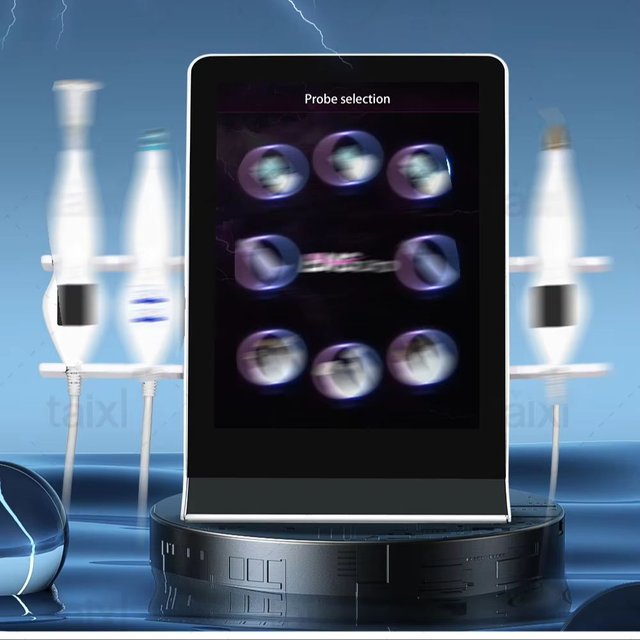 Cold And Hot Ozone Plasma Machine 8-in-1 Diamond Stamp Plasma Machine Skin Rejuvenation Anti-Aging Facial Care Beauty Equipment