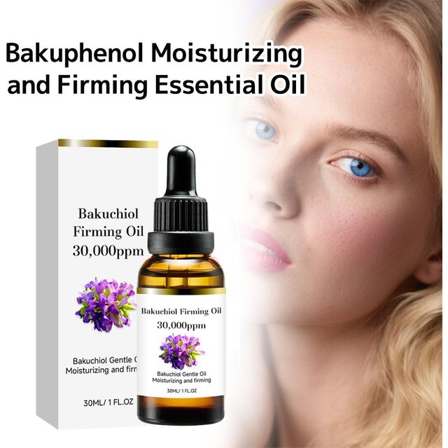 Retinol Bakuchiol Facial Serum Natural Lightweight Face Oil Hydrating Firming Skin Care for women Men