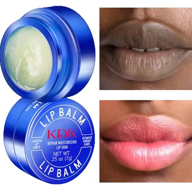 Lip Balm Whitening Remove Dark Lighten Melanin Lip Mask Fade Lip Line Brighten Exfoliating Moisturize Dead Skin Repair Lip Care