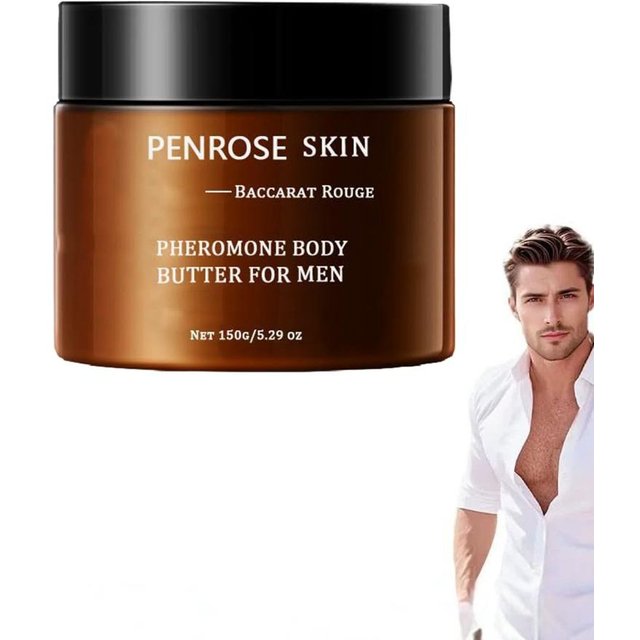 150g Men Pheromone Body Butter Body Butter for men PENROSE SKIN Shea Butter Pheromone Baccarat Rouge Cologne Nourish Moisturizer