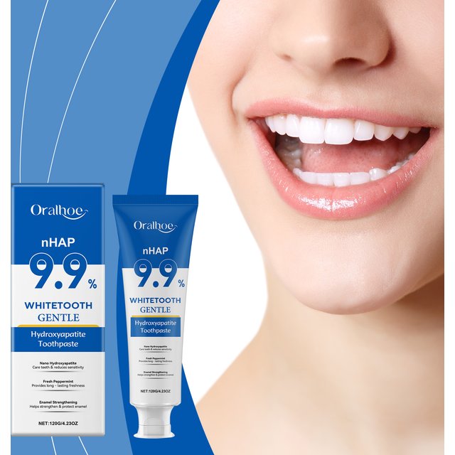 Hydroxyapatite Toothpaste Enamel Repair Teeth Stains Cleansing Bad Breath Removal Dental Birghtening Preventing Periodontitis