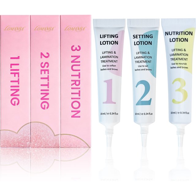 LOMANSA New 10ml Fix Perming Tube Set Lash Lift Brow Lamination Perm Fixation Setting Nutrition Lotion Eyelashes Makeup Tools