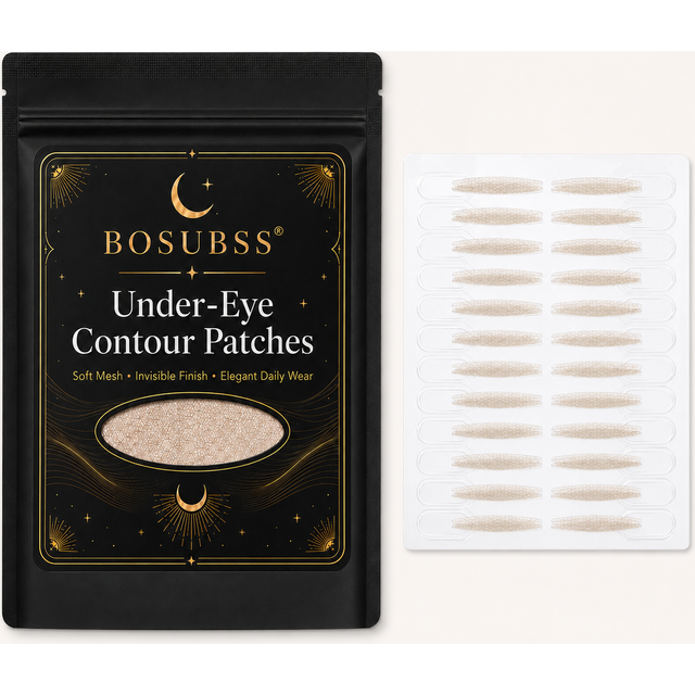 60PCS Soft Mesh Eye Accent Patches Curved Eye Beauty Patches for women Daily Makeup Routine