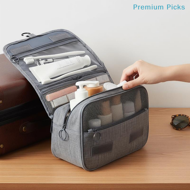 portable1PC Waterproof Hanging Wash Pouch Portable Storage Bag Men Business Bag Toiletries Organizer Women Cosmetic Bag
