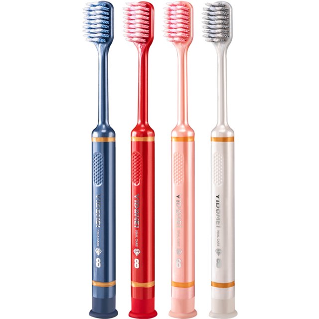 2/4 PCS Stand-up Suction Cup Toothbrushes Soft Bristle Teeth Whitening Brushes Toothbrushes Dental Oral Care Travel Essentials