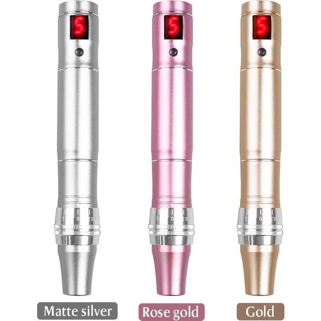 Professional Wireless Microneedling Electric Derma Pen High Frequency Facial Beauty Microneedling Derma Pen Mute Rechargeable