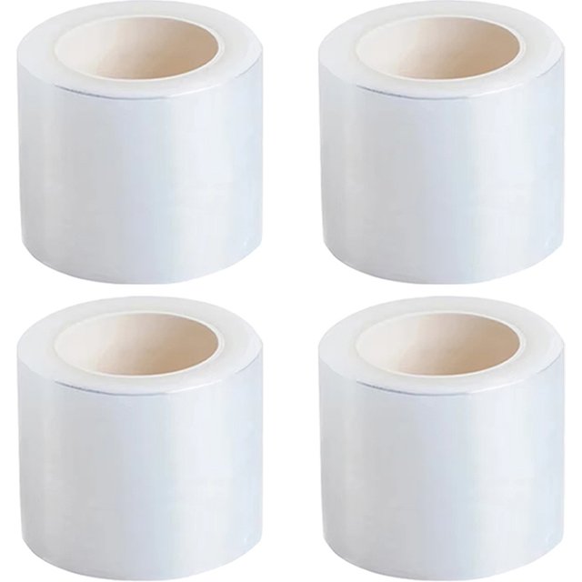 3/5 Roll Tattoo Film Wrap Clear Cover Plastic 4mm*200m Disposable Eyebrow Eyelashes Lip Cleaning Transparent Makeup Tool