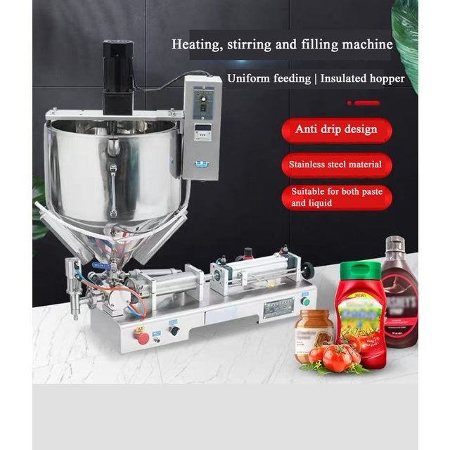 PBOBP Semi-Automatic Easy Operate Wax Petroleum Jelly Honey Paste Body Cream Mixing Filling Machines