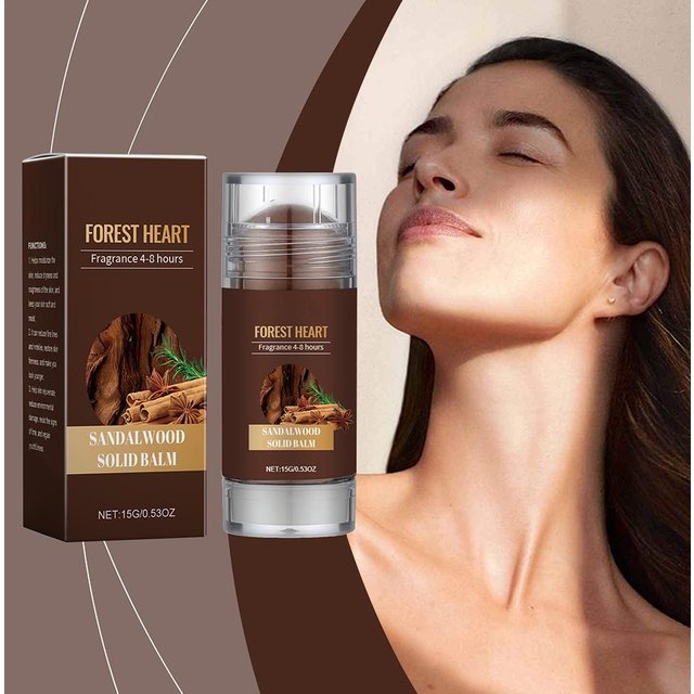 Baume de parfum en bois de santal, parfum corporel longue durée, tentation, flirt, Attraction