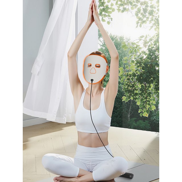 Hello Face M500S LED Red Light Therapy Mask 510K Near-Infrared Light Therapy Facial Mask Soft Wireless Portable PDT Device