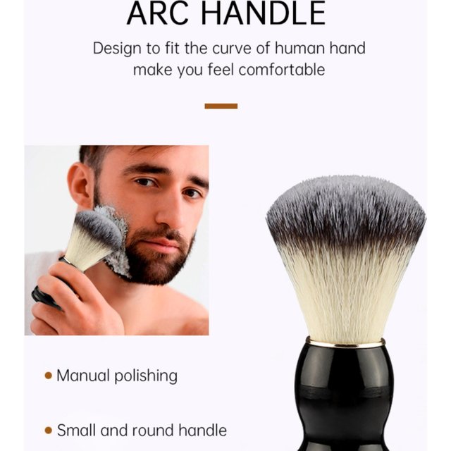 Professional Shaving Brush Boar Bristle & Wood Handle | Men's Grooming Kit,Barber Lather Tool, Facial Cleansing for Shaving Soap