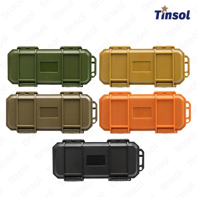 TINSOL EDC – étui à outils, organisateur, 6,9x3,3 pouces, résistant aux chocs, étanche, protection intégrée en mousse, pour survie en plein air polyvalente