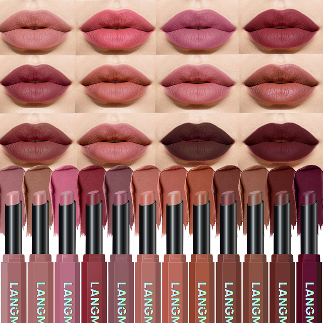 Velvet Matte Lip Gloss, Waterproof, Non-Stick to Cups, Long-Lasting, Natural Lip Makeup