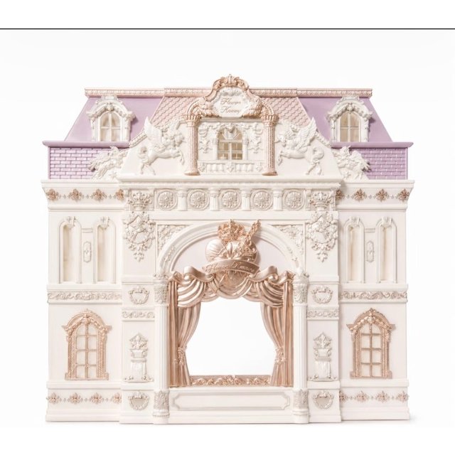 Flower Knows Knight Unicorn Storage Box Desktop Jewelry Empty Box Showcase Does Not Include Cosmetics Makeup Case