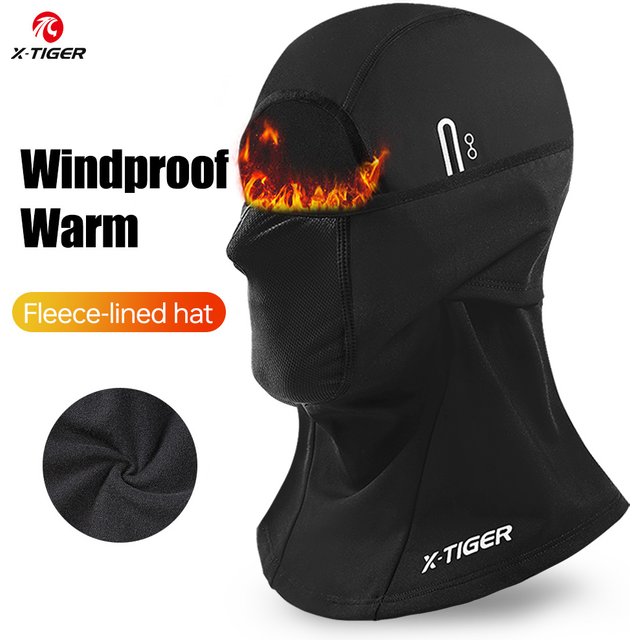 X-TIGER Winter Motorcycle Balaclava Warm Windproof Bicycle Motorcycle Mask Scarf Helmet Liner Cap Unisex Face Mask