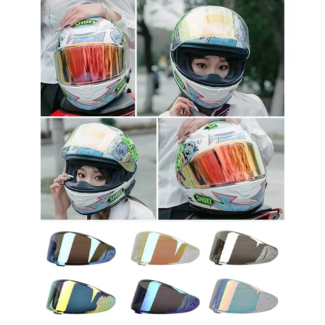 For SHOEI RF1400 NXR2 CWR-F2 CWR-F2R Z8 X15 X-Fifteen X-SPR Pro Helmet Visor Lens Shield Sunscreen Windshield Uv Protection Moto