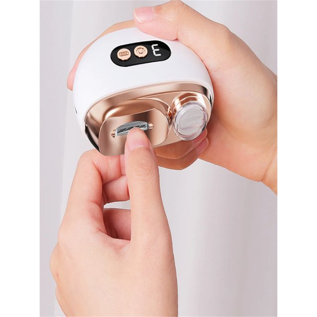 Multifunctional Electric Nail Trimmer Anti-Pinch Nail Clippers With Lights Baby Adult Automatic Nail Polisher Fingernail Scissor