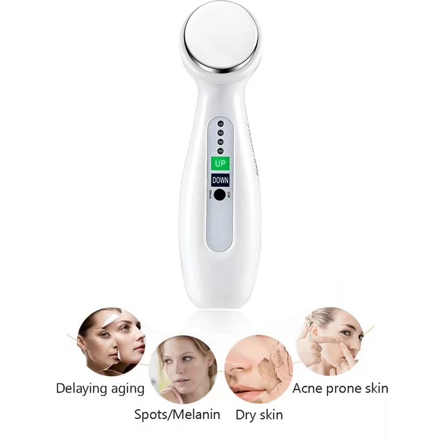 1Mhz Cavitation Ultrasonic Facial Cleaner Body Slimming Spa Anti-Acne Wrinkle Removal Skin Tightening Lifting Massager Beauty