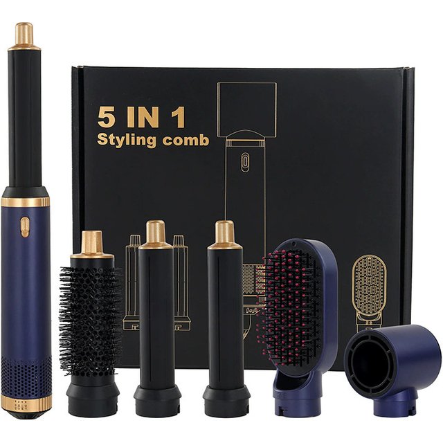 5 en 1 sèche-cheveux brosse peigne chaud ensemble professionnel fer à friser lisseur de cheveux outil de coiffure Air style sèche-cheveux ménage