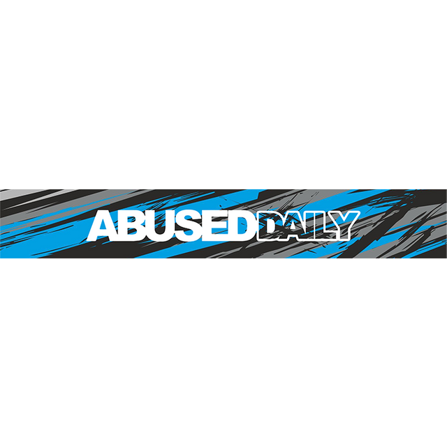 Abuse Daily Car Sunshade Stickers Car Front and Rear Windshield Stickers Sunscreen Vinyl Waterproof Auto Body Decors Accessories