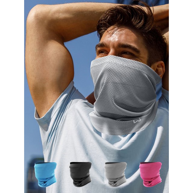 Sports Headscarf Tube Multi Use Cycling Face Mask Neck Gaiter Ice Silk Scarf Outdoor Fishing Face Shield Bicycle Bandage Wrist